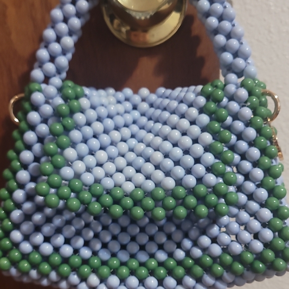 kate spade Handbags - Kate Spade Mini Beaded Bag Blue and Green